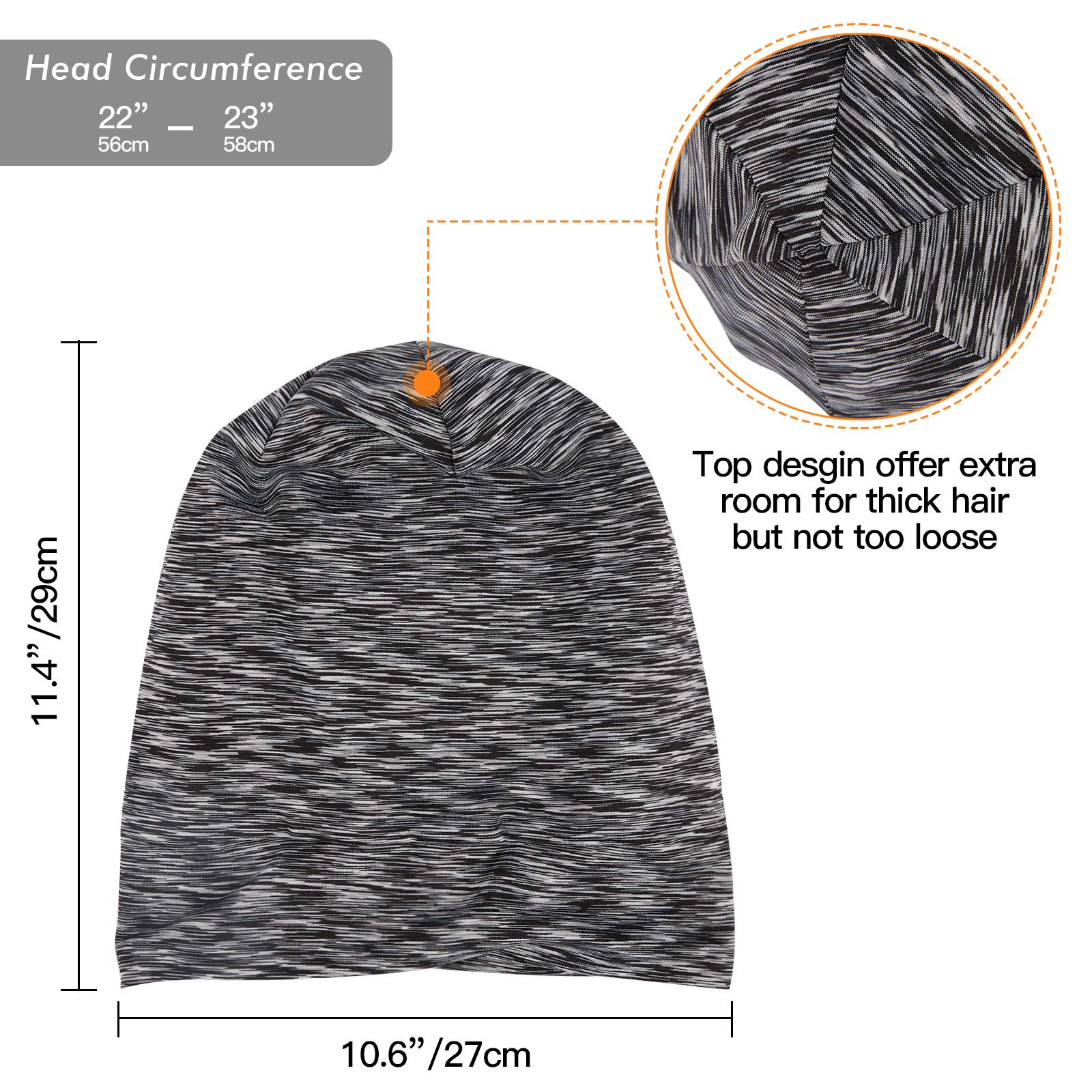 GB Selected bonnet on curly hair demonstrating frizz reduction and style preservation