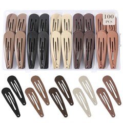 GBYMIUY front packaging showing 100 matte snap clips, organized and travel-ready