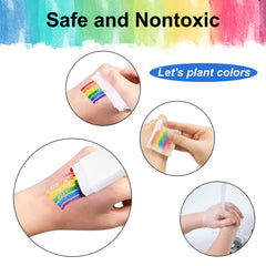 GCCL colorful texture stroke on forearm demonstrating vivid payoff and easy blending