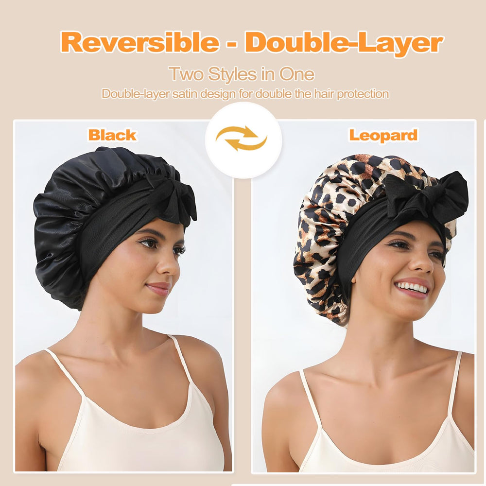 GDTOGRT close-up of double-layer stitching highlighting durability and reduced frizz