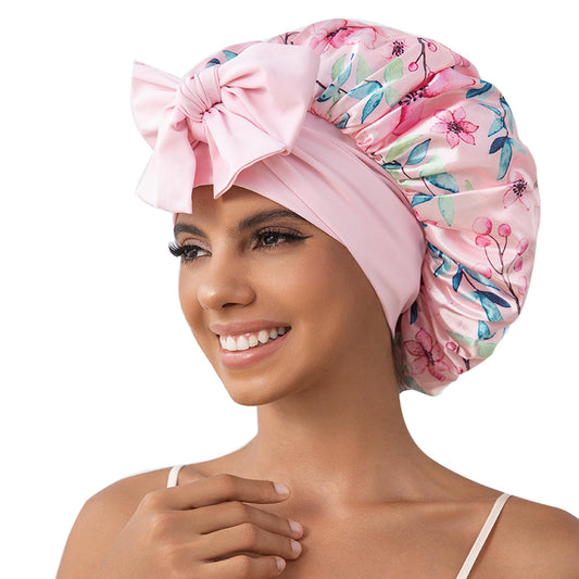 GDTOGRT front view showing pink floral bonnet and protective fit