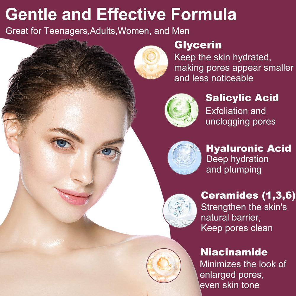 GEBEATY pore‑refining toner liquid pour balances oil and soothes