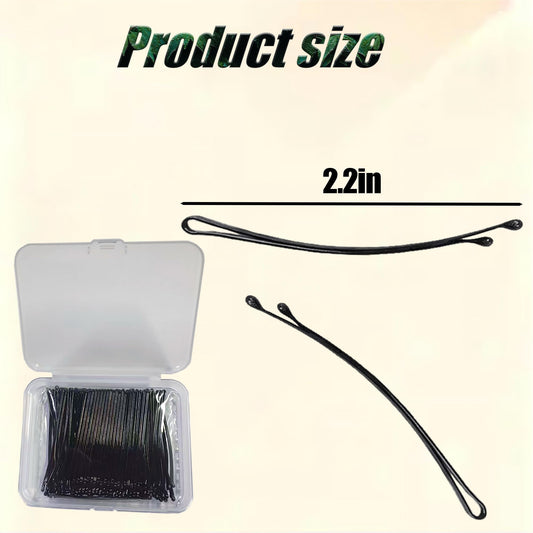 gegobeno close-up showing curved bobby pin shape for secure hold