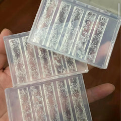GeHaiwo finished nail set with floral charms showcasing elegant accessory results