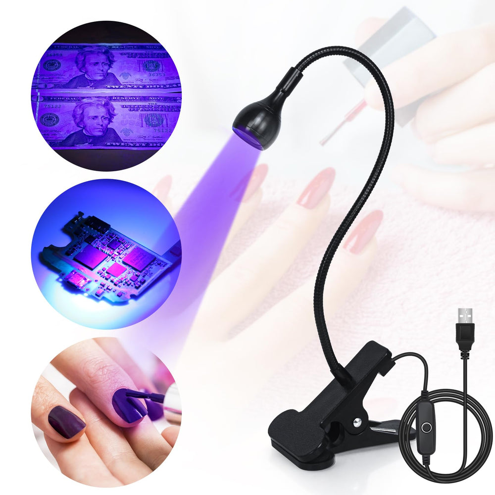 Geisofu lamp next to a hand for scale demonstrating compact portability