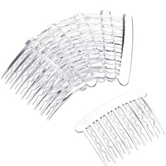 Gejoy close-up of comb teeth showing straight and wavy teeth for improved grip and comfort