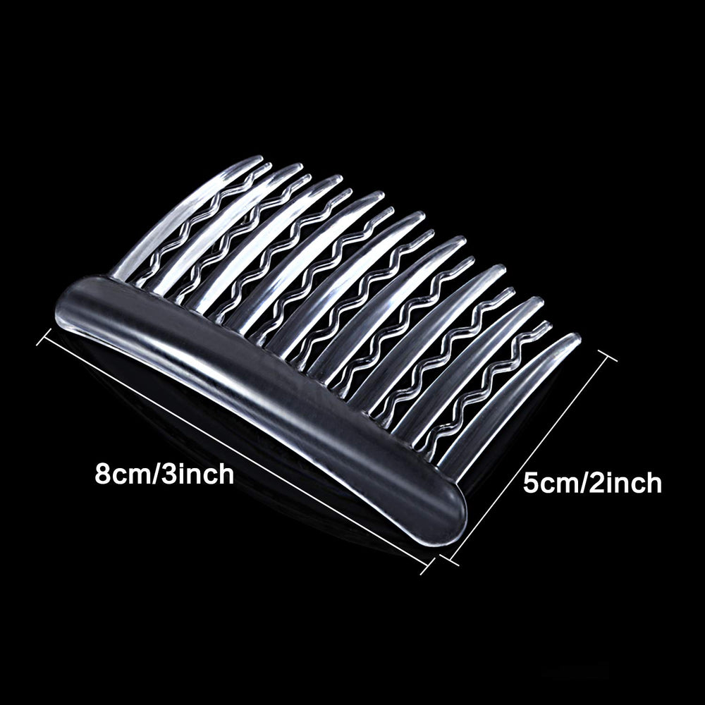 Gejoy comb beside ruler illustrating 8 cm length for accurate sizing and style planning