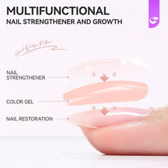 gelike ec application on nail demonstrating quick-dry, even coverage