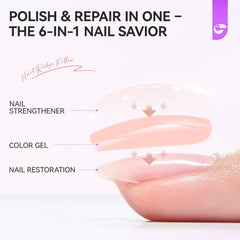 gelike ec before and after nails showing repaired stronger appearance benefit