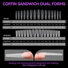 gelike ec coffin nails on hand illustrating professional finish and symmetry