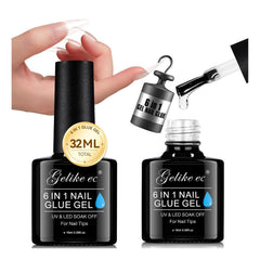 gelike ec front bottle showing clear 32ML label and professional capacity benefit