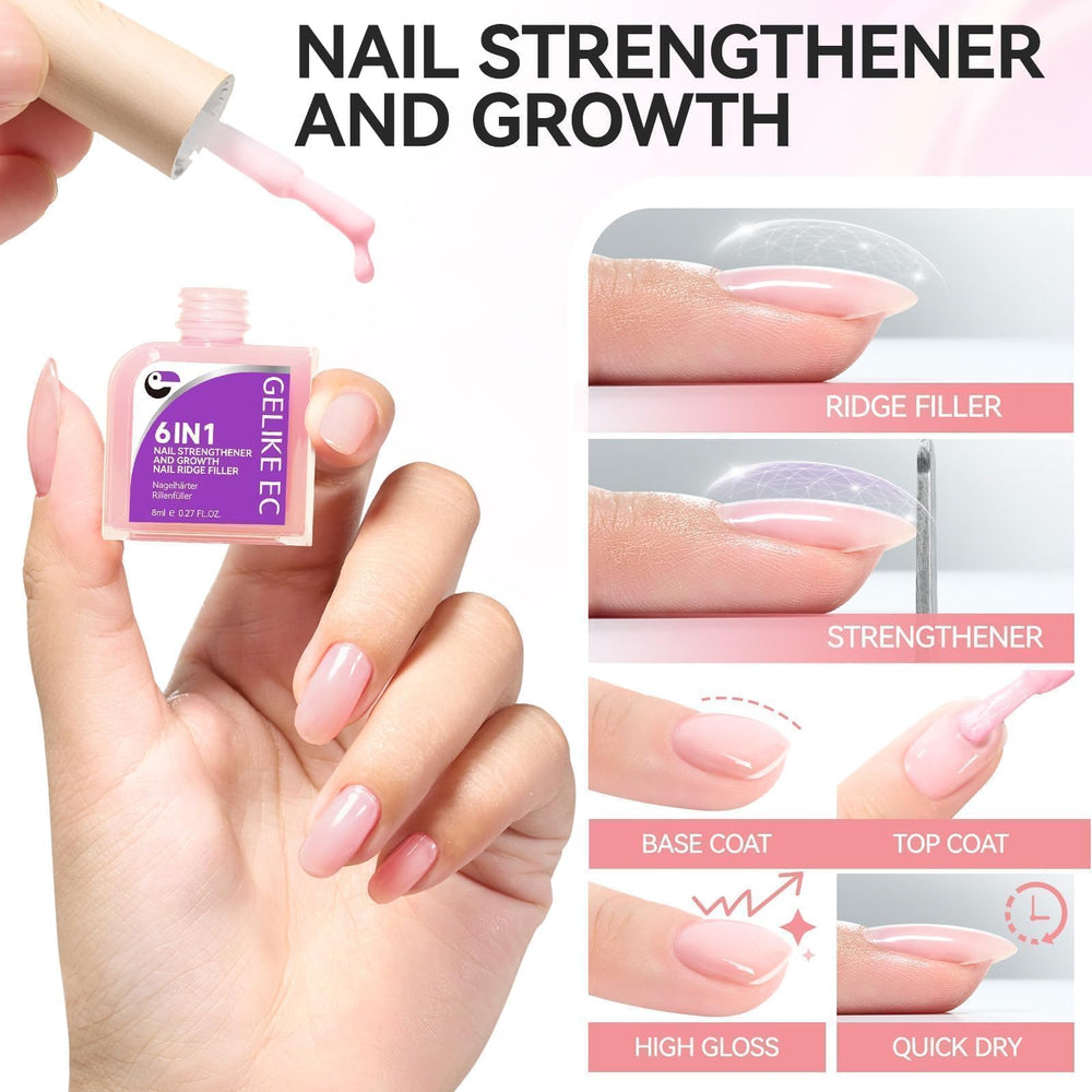 gelike ec in use application on nail for fast-dry convenience