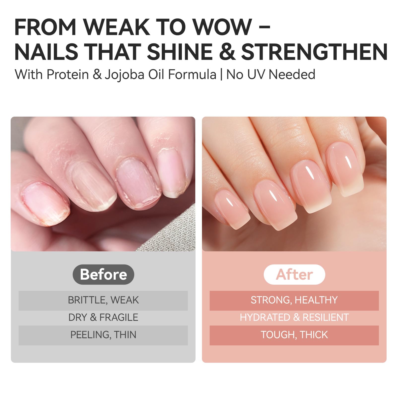 gelike ec keratin and jojoba visual showing nourishing ingredient benefit
