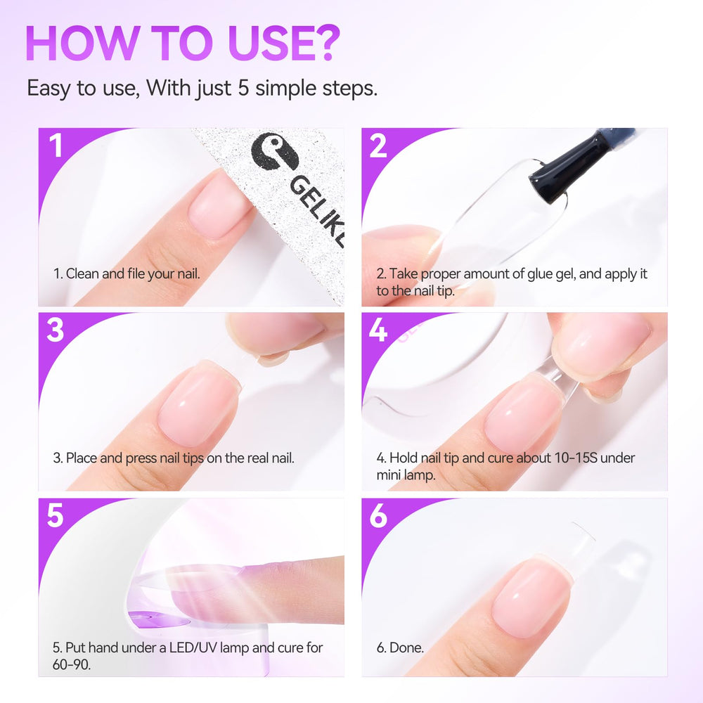 gelike ec lifestyle wedding nails showing polished look and durable event-ready hold