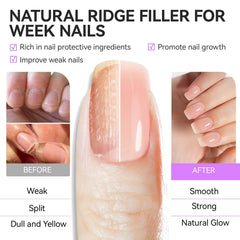 gelike ec nude pink swatch on nail sample, shows natural glossy finish