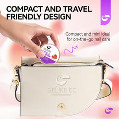 gelike ec used with salon tool showing professional-friendly, low-mess removal