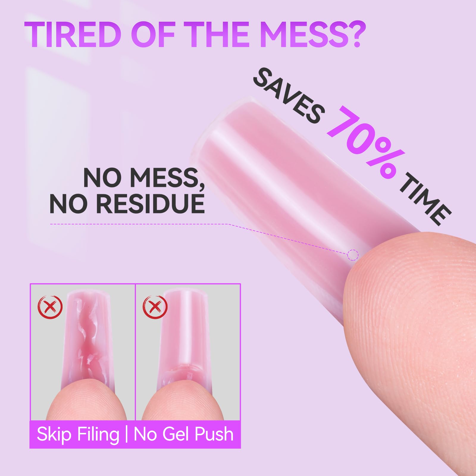 gelike ec dual transparent layers sealing product to prevent overflow benefit