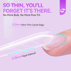 gelike ec trim guide lines visible for fast size adjustments and accurate fit