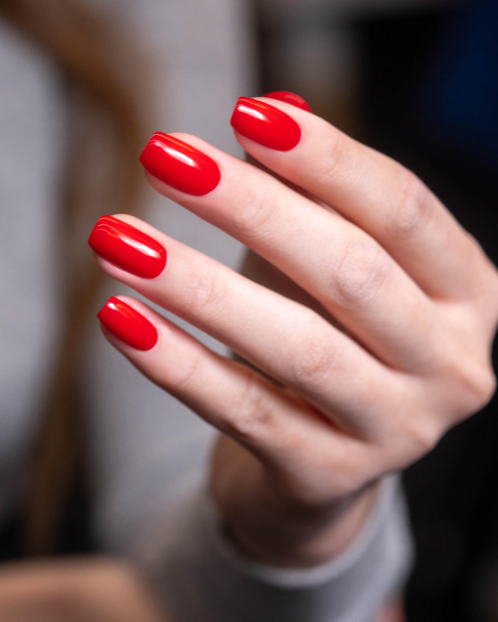 Gelish Fire Cracker soak-off removal setup showing safe polish removal
