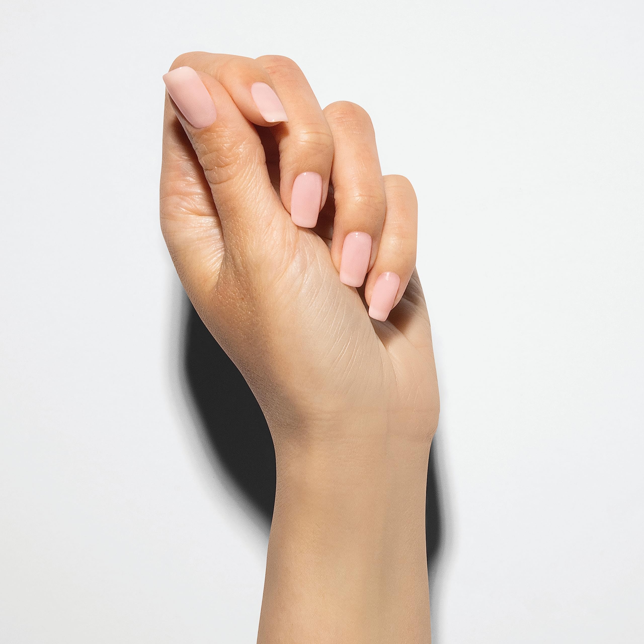 Gelish before and after nails showing transformation and long-lasting results