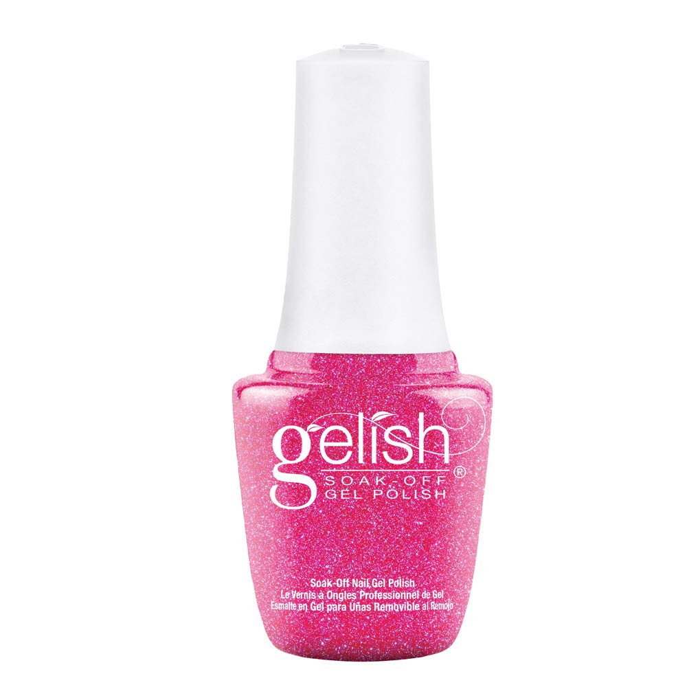 Gelish mini High Voltage front bottle showing label and compact size benefit