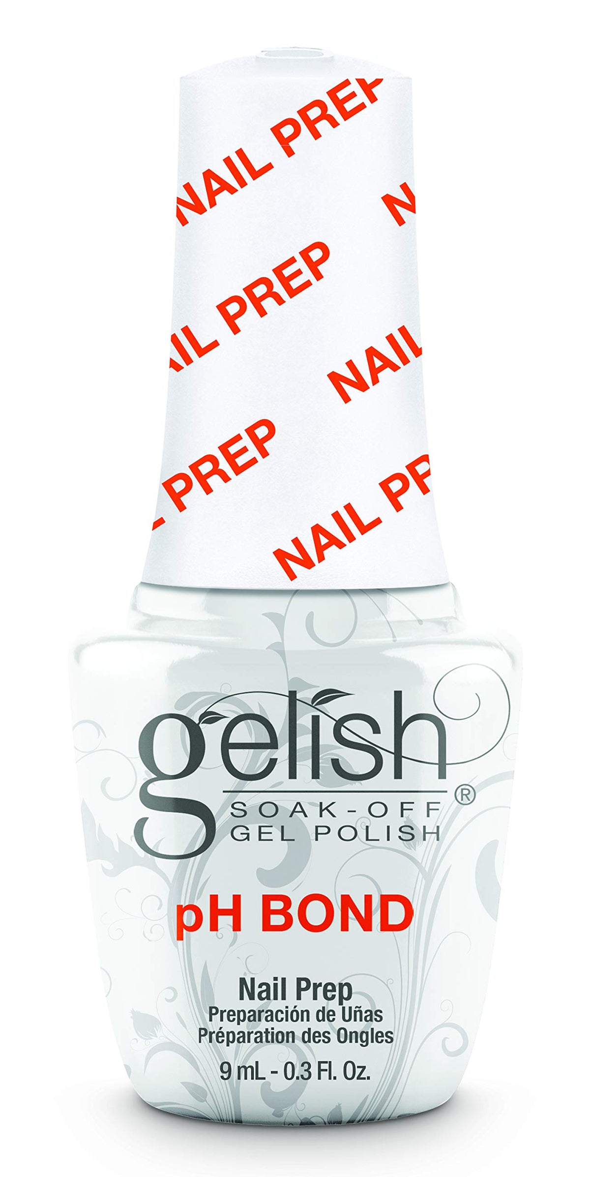 Gelish MINI pH Bond front label showing product name and compact size benefit