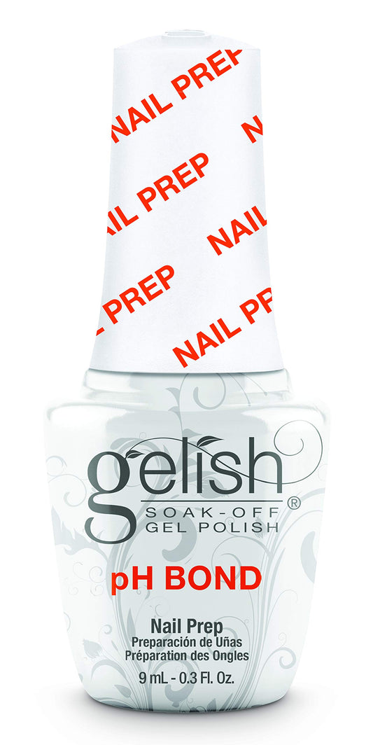 Gelish MINI pH Bond front label showing product name and compact size benefit