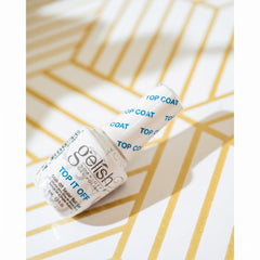 Gelish in-use curing under LED light showing fast-dry benefit