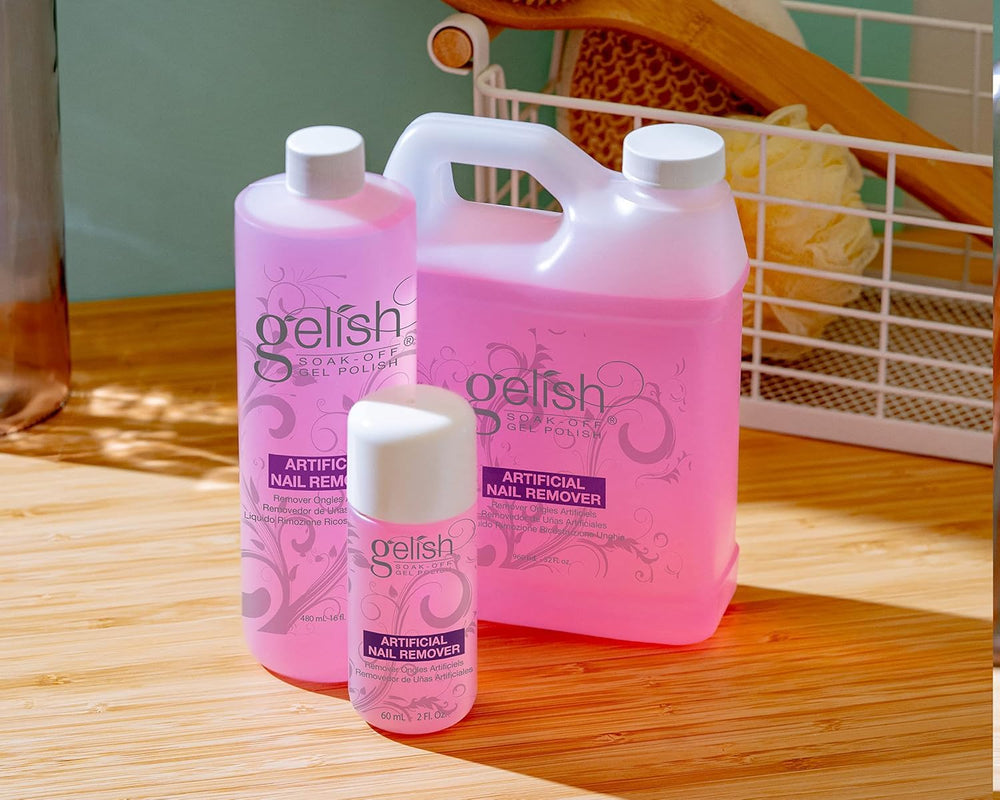Gelish aftercare scene with cuticle oil and nails to show restored hydration