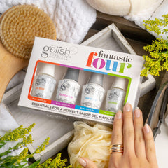 Gelish pH Bond close-up label showing prep step and improved adhesion benefit
