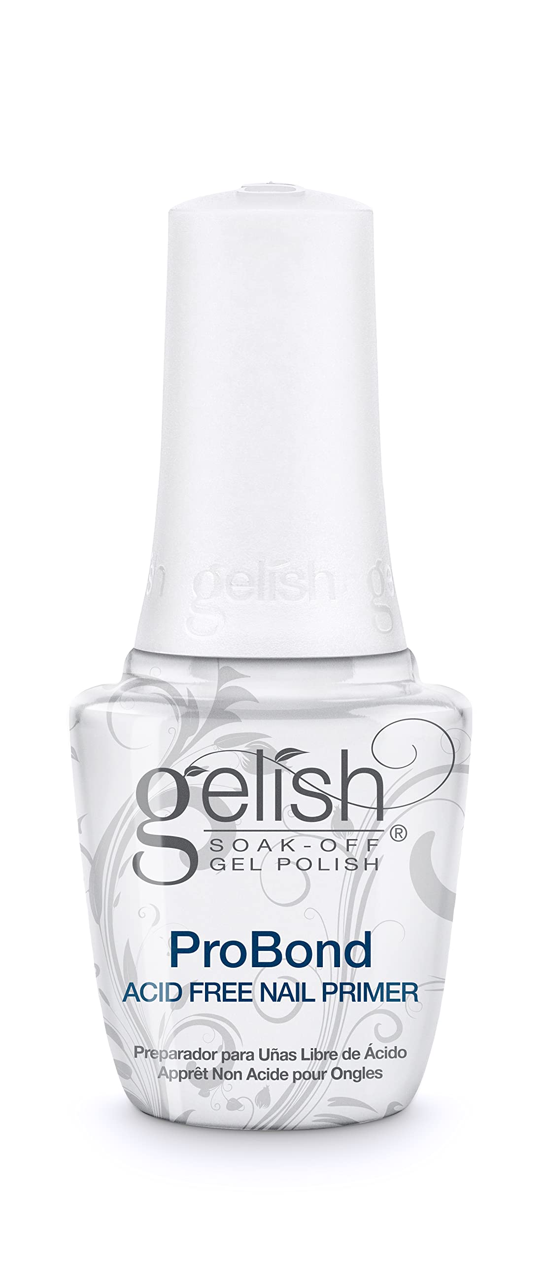 Gelish ProBond front bottle showing 15mL capacity and professional finish benefit