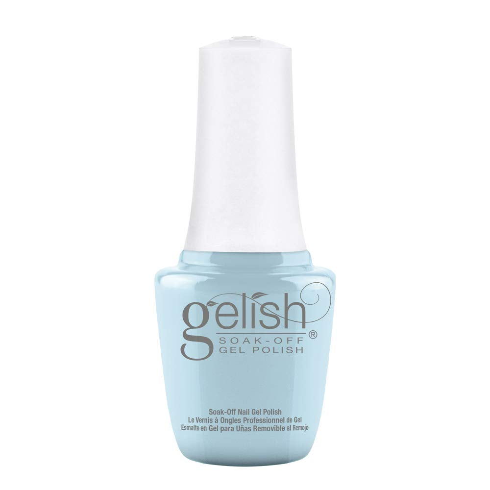 Gelish Water Baby front bottle showing compact 9 mL size and color benefit