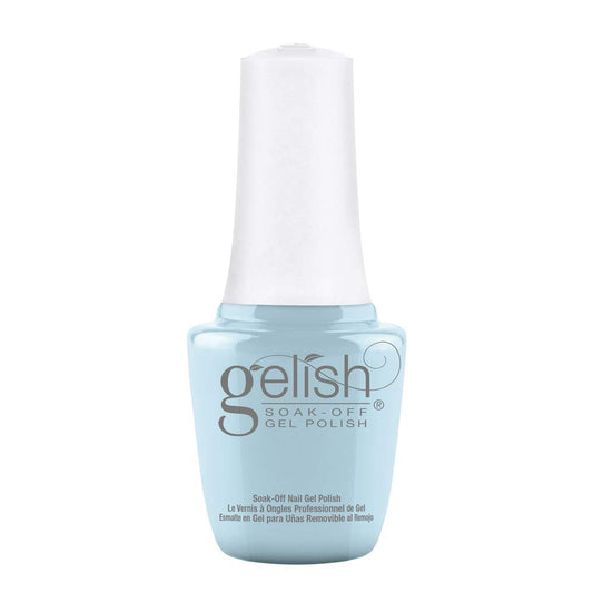 Gelish Water Baby front bottle showing compact 9 mL size and color benefit