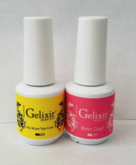 Gelixir front bottle showing label and compact .5 oz size for convenience