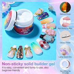 GELLAKTIK silicone mold detail highlighting reusable mold for repeatable decorations