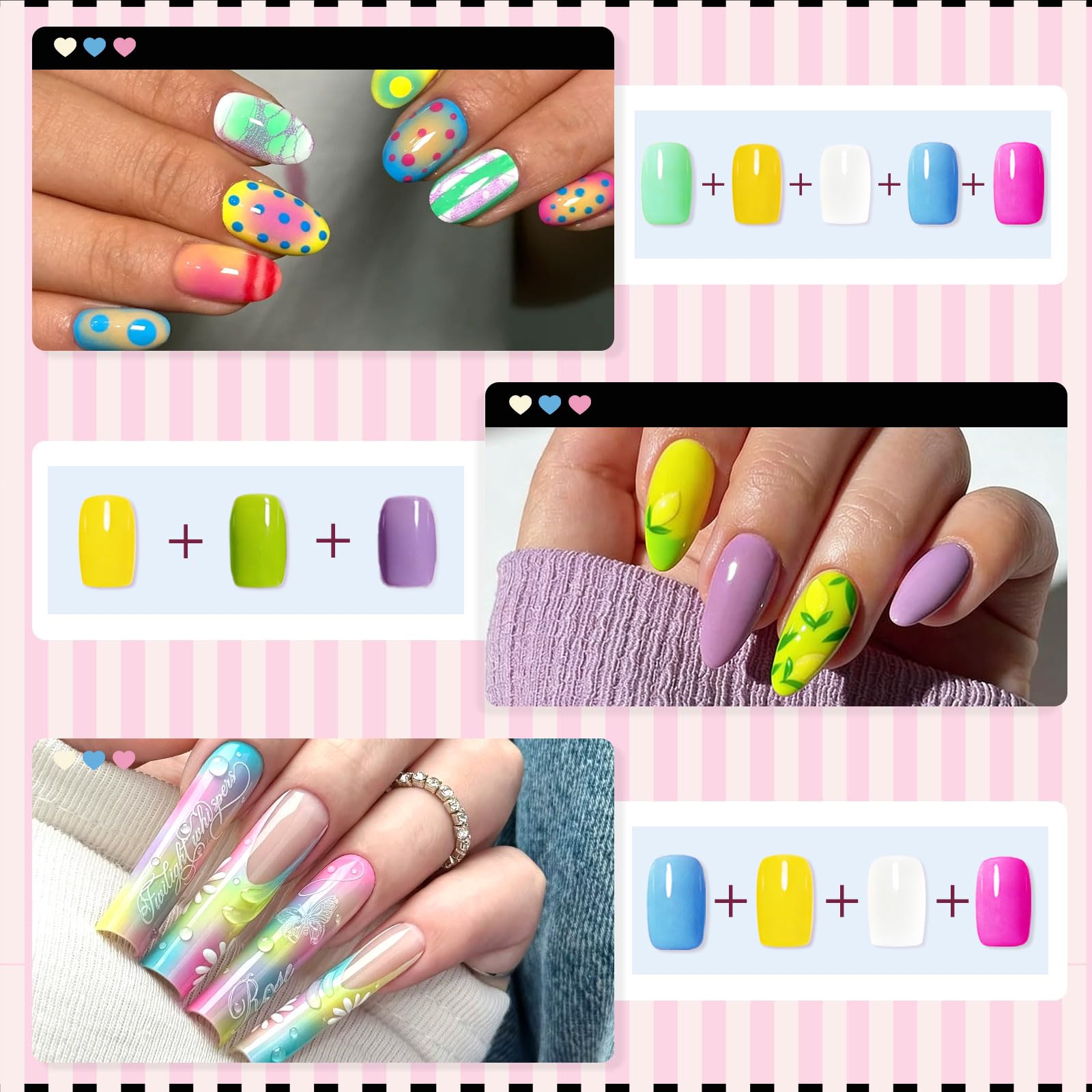 GELLAKTIK nail brush applying gel stroke demonstrating smooth blending benefit