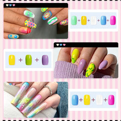 GELLAKTIK nail brush applying gel stroke demonstrating smooth blending benefit