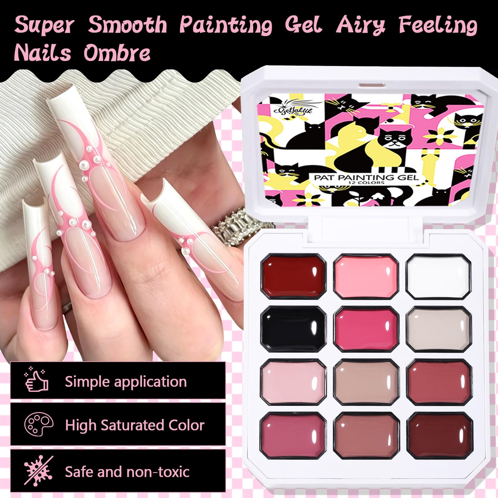 GELLAKTIK brush and gel texture showing creamy formula that blends smoothly