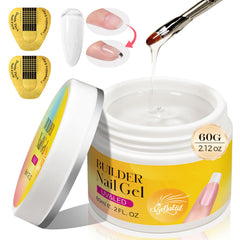 GELLAKTIK jar front showing clear builder gel and brand for confident sculpting