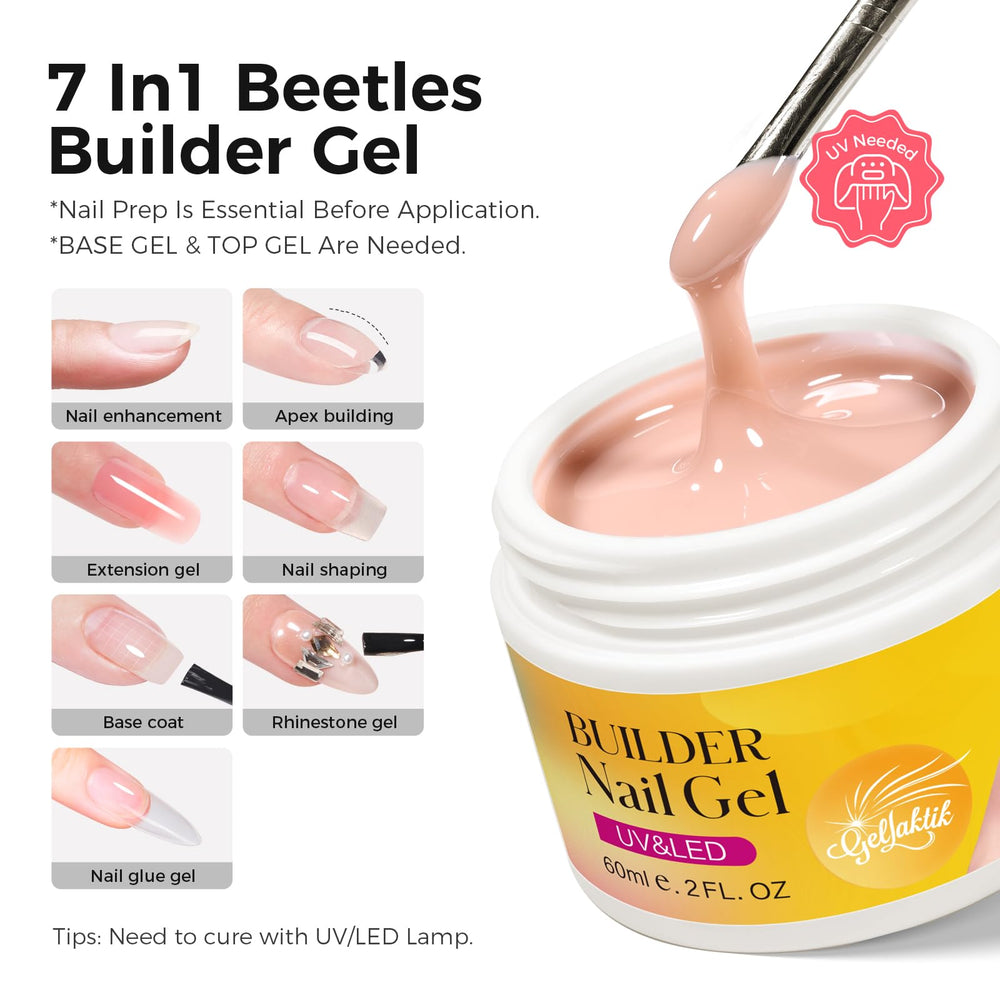 GELLAKTIK close-up of gel texture highlighting smooth, self-leveling consistency