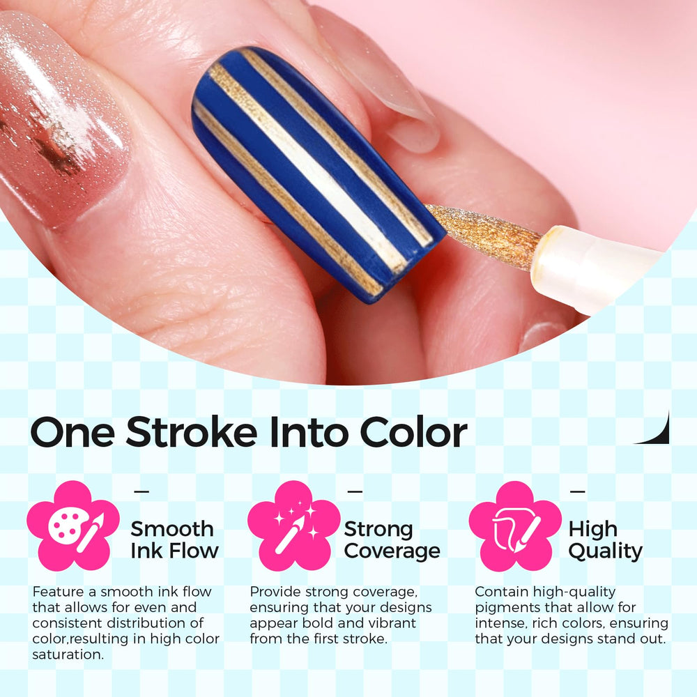 GELLAKTIK fanned color palette of 12 shimmer shades demonstrating color variety and coordination