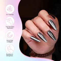 GELLAKTIK detachable magnet snapped on pen tip, ensures precise cat eye effect