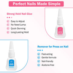 GELLAKTIK dropper application placing precise glue for neat adhesion