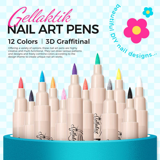 GELLAKTIK close-up of 0.7mm tip providing precise lines and controlled application