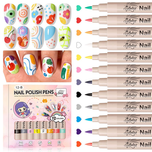GELLAKTIK front packaging showing full 12-color set and tools