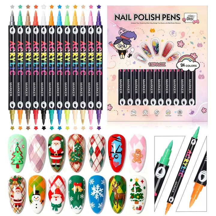 GELLAKTIK front packaging showing full 12 dual-ended pen set for easy storage