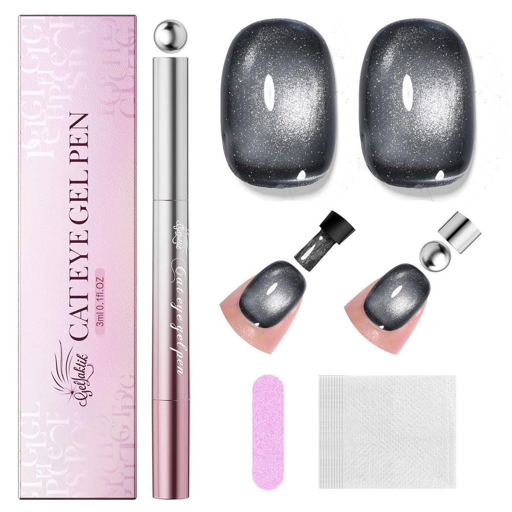 GELLAKTIK front packaging showing pen and magnet, convenient travel-ready gift