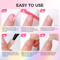 At-home manicure scene using GELLAKTIK illustrating fast air-dry and no-lamp convenience