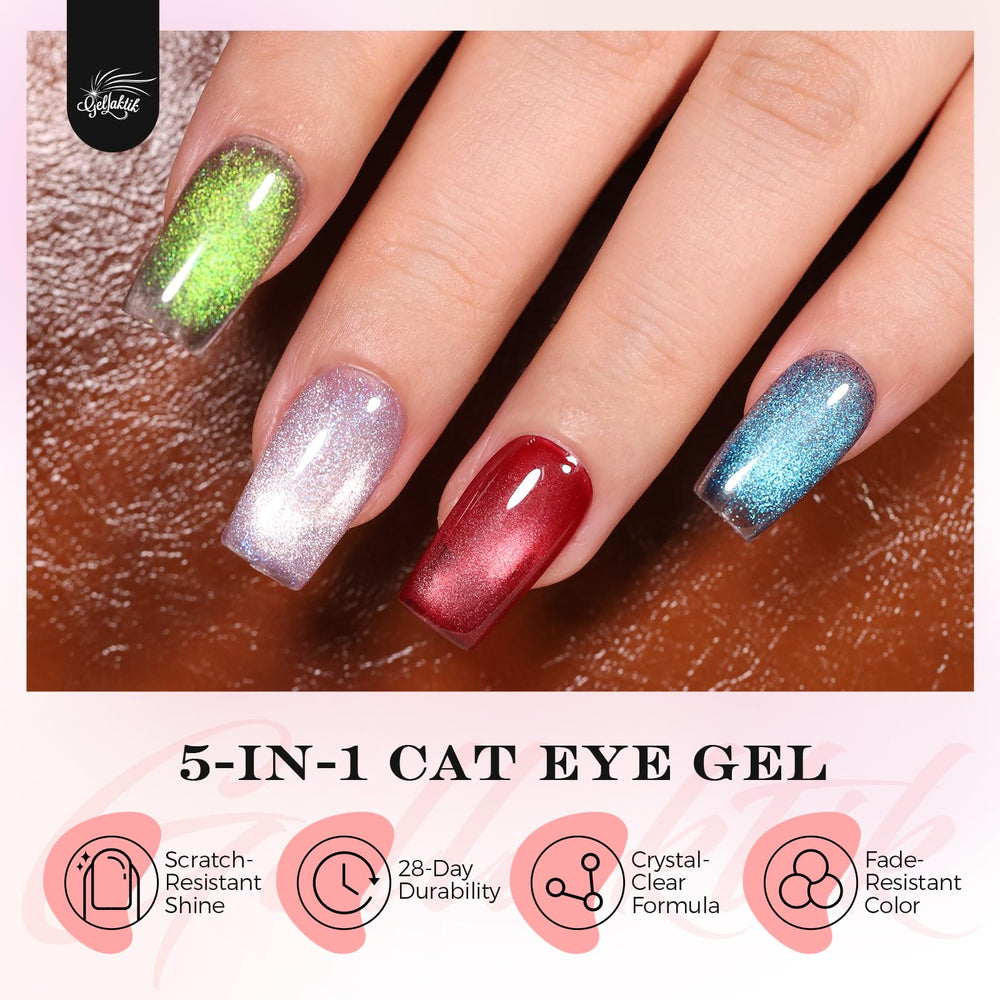 GELLAKTIK lifestyle manicure table scene showing at-home salon results
