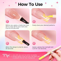 GELLAKTIK lifestyle woman doing DIY manicure showing simple at-home application